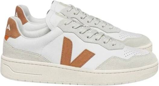 Veja Leren Veterschoenen White Dames