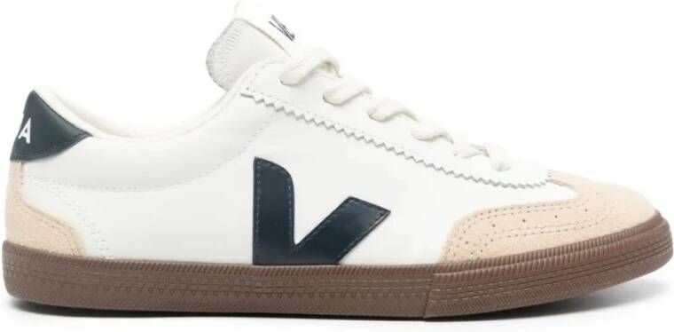 Veja Leren Volley Sneakers White Dames