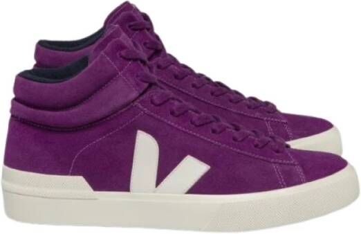 Veja Magenta Suede Sneakers Minotaur Paars Dames