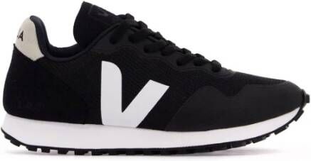 Veja Mesh Sneakers met vegan suède Black Dames