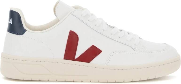 Veja Monogram Leren Sneakers White Heren