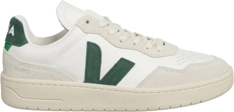 Veja Witte Groene V-90 Sneakers Multicolor Heren - Foto 1