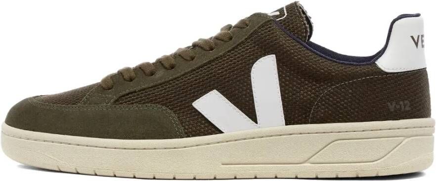 Veja olijfgroene sneaker Green Heren