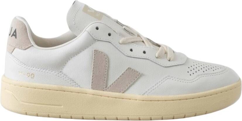 Veja Retro Leren Sneakers White Dames