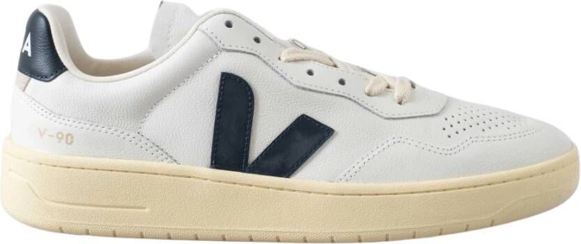 Veja Retro Leren Sneakers White Heren