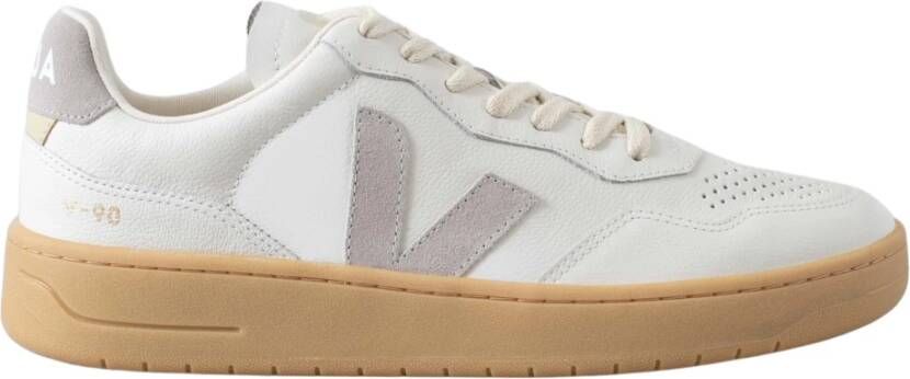 Veja Retro Leren Sneakers White Heren