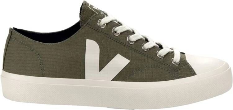 Veja Ripstop Lage Sneakers Green Heren