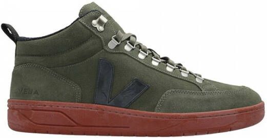 Veja Olive Black-Rust Roraima Suede Schoenen Groen Heren