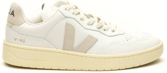 Veja Sneaker V-90 Leer White Dames