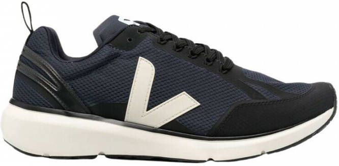 Veja Zwarte en Witte Condor 2 Alveomesh Sneaker Black Heren