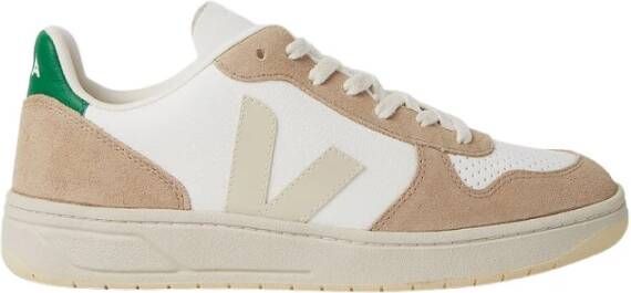 Veja Low-Top Sneakers Extra-White Sahara Emeraude Beige Dames