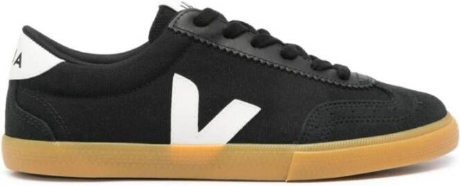 Veja Zwart Wit Natuurlijk Volley Sneakers Multicolor