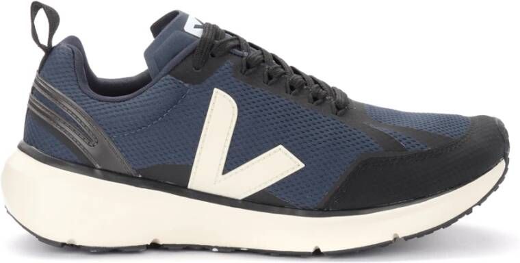 Veja Zwarte en Witte Condor 2 Alveomesh Sneaker Black