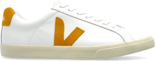 Veja WitMosterd Leren Sneakers White Dames