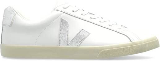 Veja Sneakers Esplar Logo Leer White Heren