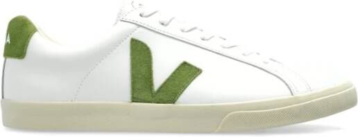 Veja Sneakers Esplar Logo Leer White Heren