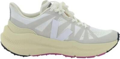 Veja Sneakers met Contrasterende Panelen en Plateauzool White Dames