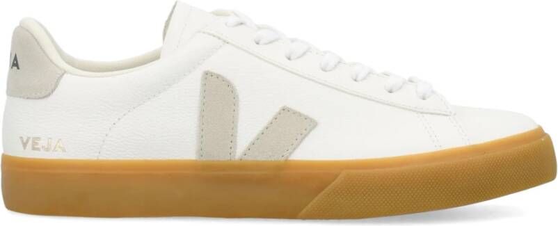 Veja Campo Chromefree Leer (Wit Grijs) White