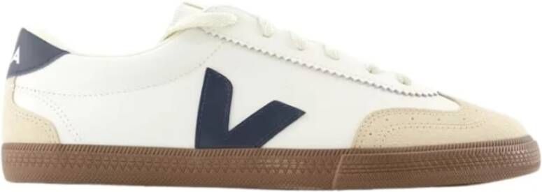 Veja Volley sneaker van leer met suède details