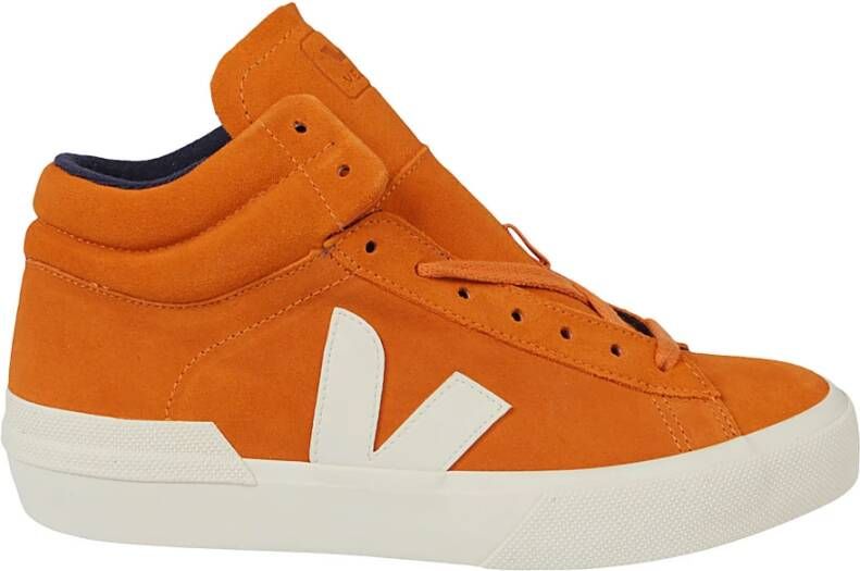 Veja women shoes high top suede trainers sneakers Minotaur Oranje Dames