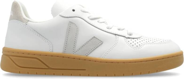 Veja Sneakers V-10 Leer White Dames