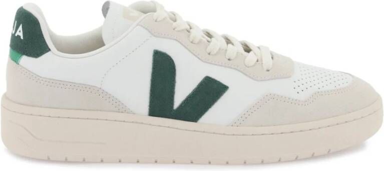 Veja Sneakers van Traceerbaar Leer met Iconische V White Dames