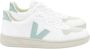 Veja Witte Vetersneakers met Blauwe V-Patch Wit Dames - Thumbnail 9