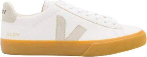 Veja Campo Chromefree Leer (Wit Grijs) White