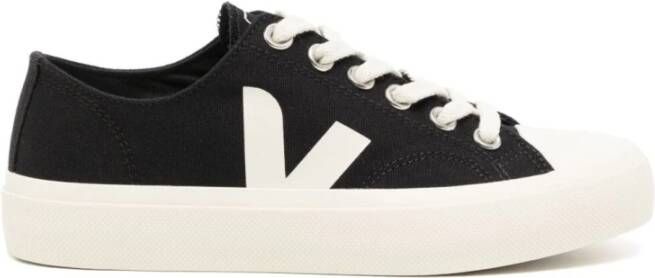 VEJA Wata II Low Canvas | Black Pierre Zwart Canvas Lage sneakers Unisex