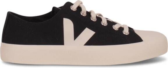 VEJA Wata II Low Canvas | Black Pierre Zwart Canvas Lage sneakers Unisex