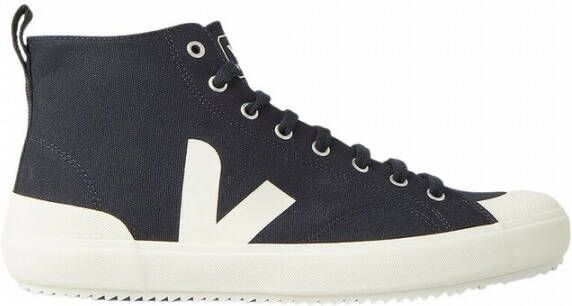 Veja Nova heren hoge sneakers in zwart biologisch katoen Black Heren