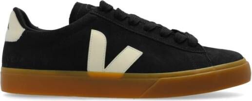 Veja Sportschoenen Campo Suede Black Heren