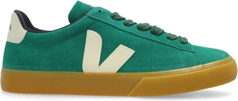 Veja Sportschoenen Campo Suede Green Heren