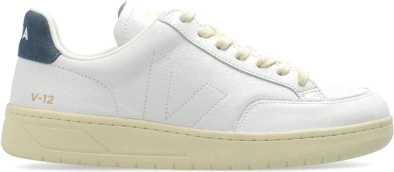 Veja Sportschoenen V-12 Stitch O.t. Leer White Dames