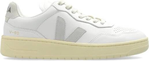 Veja Sportschoenen V-90 O.t. Leer White Dames