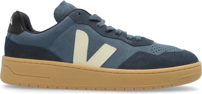 Veja Sportschoenen V-90 Suede Blue Heren