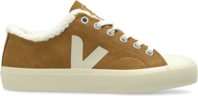 Veja Sportschoenen Wata II Laag Winter Suède Beige Dames