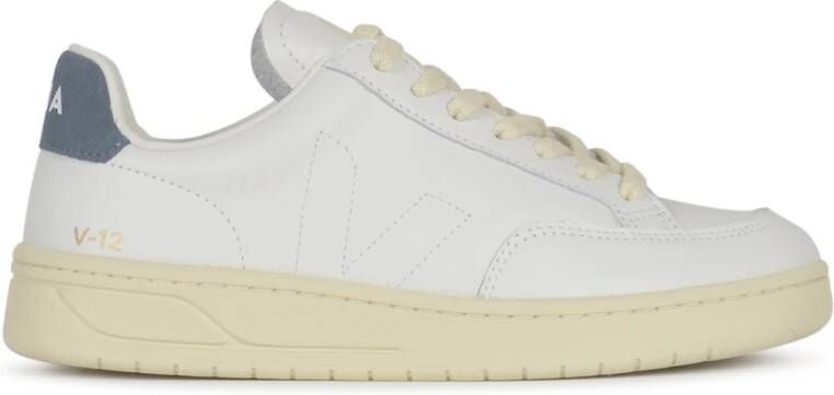 Veja Sportschoenen V-12 Stitch O.t. Leer White Dames