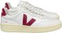 Veja Witte Leren Sneakers met V-logo White Dames - Thumbnail 1