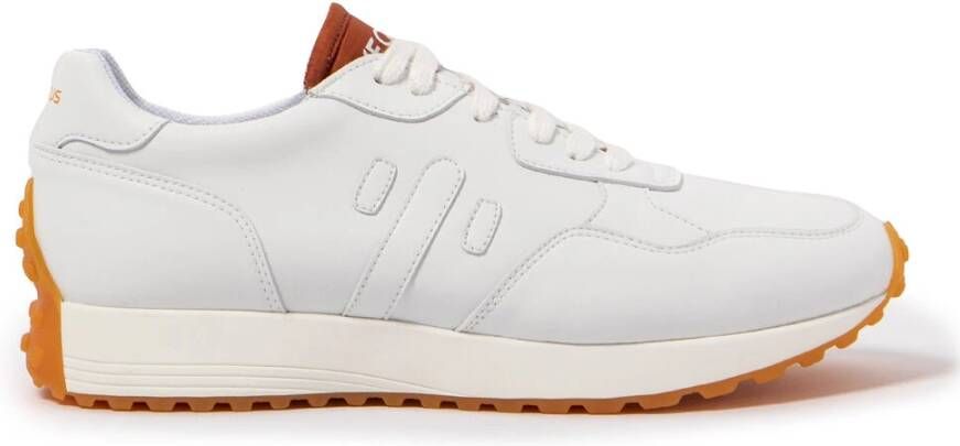 Veja Stijlvolle veganistische sneakers in wit en oranje White Heren