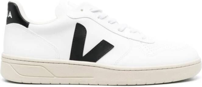 Veja Stijlvolle Witte Zwarte Schoenen White Heren