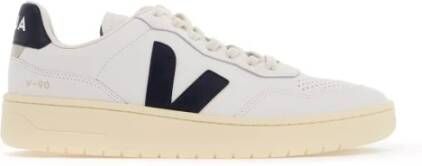 Veja Traced Leather V-90 Sneakers White Dames