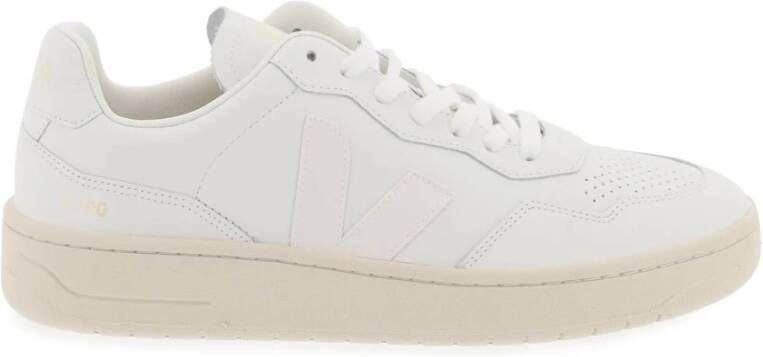 Veja Traced Leather V-90 Sneakers White Heren