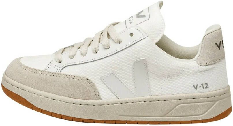 Veja V-12 White Stijlvolle en Comfortabele Sneakers Beige Dames