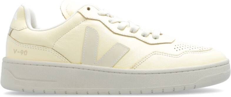 Veja V-90 O.t. Leather sneakers Beige Dames