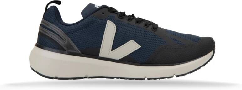 Veja Zwarte en Witte Condor 2 Alveomesh Sneaker Black Heren