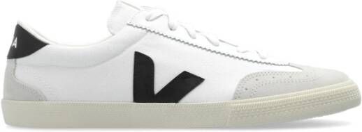 Veja Volley sneaker van canvas met suède details