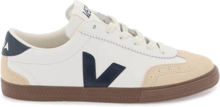 Veja Volley Sneakers met O.t. Leer Beige Heren