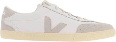 Veja Volley Sneakers met Suede Inzetstukken White Heren