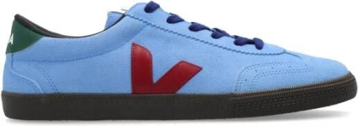 Veja Volley sneaker van suède met leren details